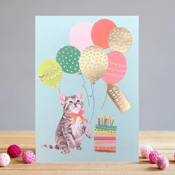 Kitten and Balloons fa012