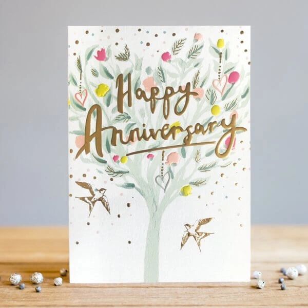 Happy Anniversary Tree Card TS011