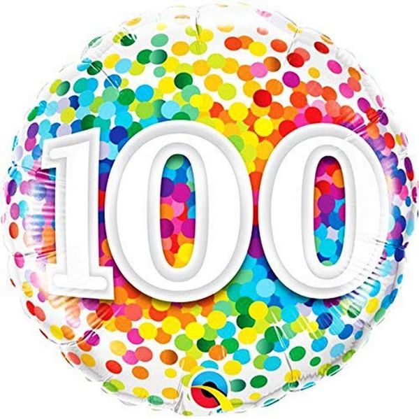 100th Birthday Balloon 18"