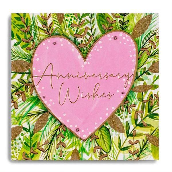 Anniversay Wishes - Pink Heart mc24