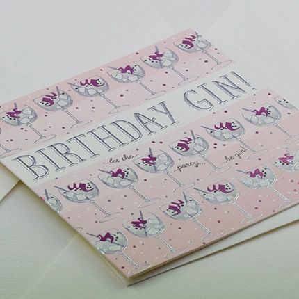Birthday Gin Card q970