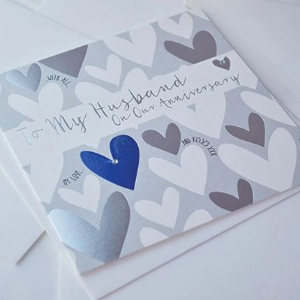 Husband Anniversary Card f346