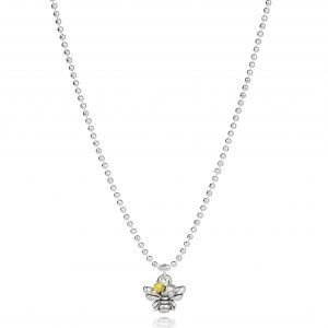 Bumblebee charm necklace