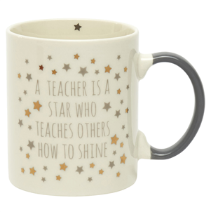 A teacher is a star ...' mug
