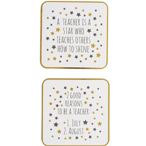 Teacher coaster - choose from 2 designs