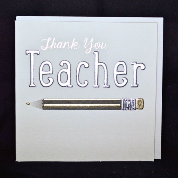 Thank you Teacher Pencil Card Q658