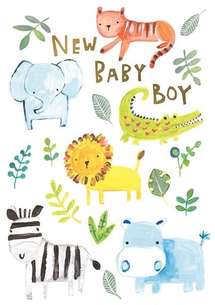 NEW BABY BOY JUNGLE lp1901