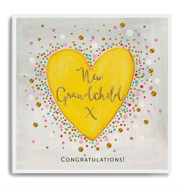 Congratulations New Grandchild - Heart la13