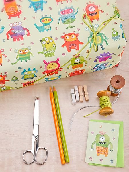 Little Monsters Gift Wrap