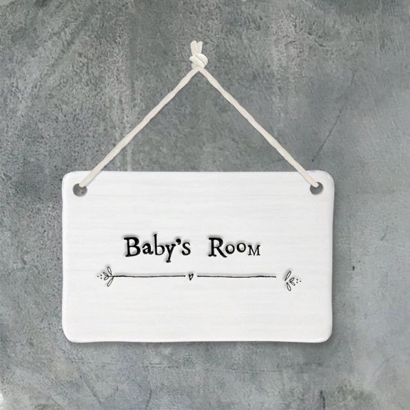 Porcelain sign- Baby’s room