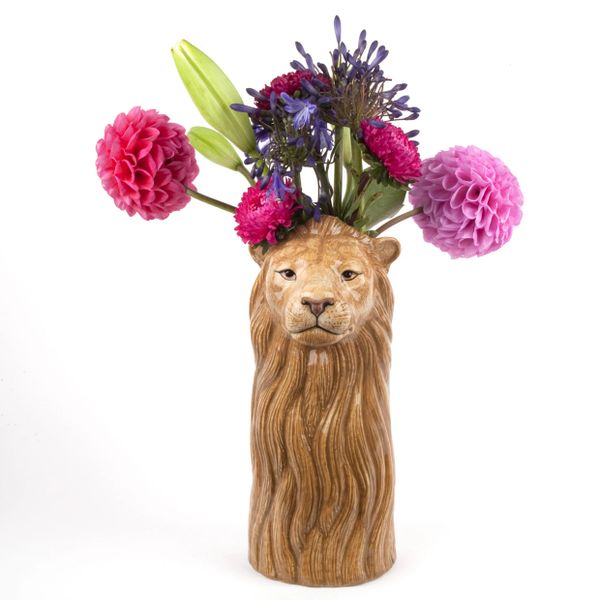 Lion Vase