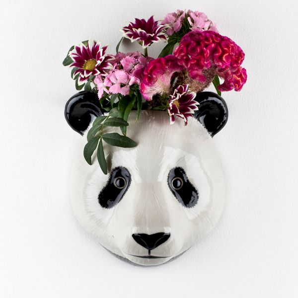Panda Wall Vase by Quail