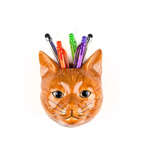 Vincent Cat Wall Vase by Quail