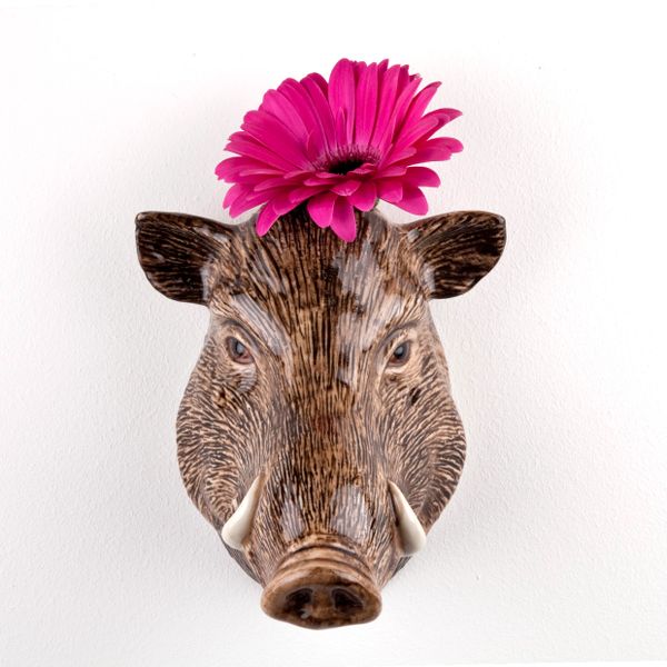 Wild Boar Wall Vase by Quail