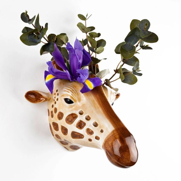 Giraffe Wall Vase by Quail