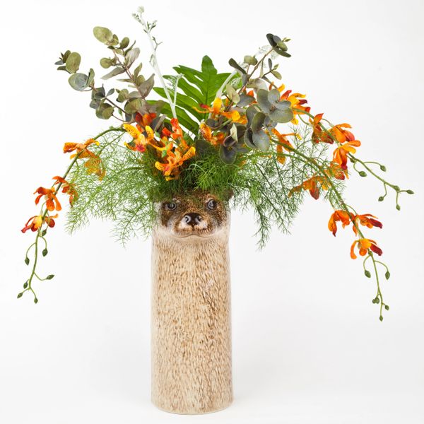 Otter Large vase by Quail Ceramics