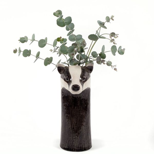 Badger Large Vase by Quail Ceramics