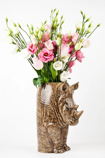Rhino Large Vase by Quail Ceramics