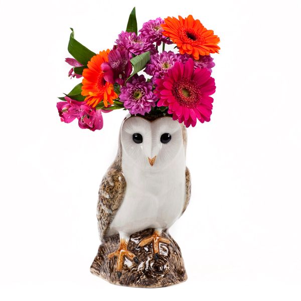 Barn Owl Vase By Quail Ceramics