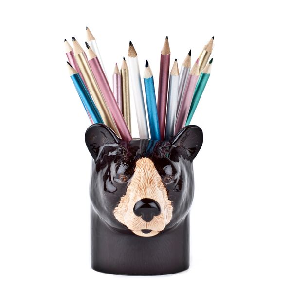 Brown Bear Pen Pot by Quail