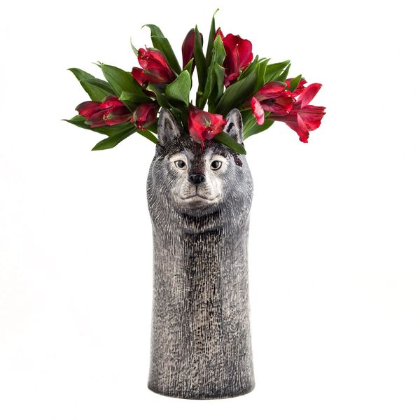 Wolf Large Vase by Quail