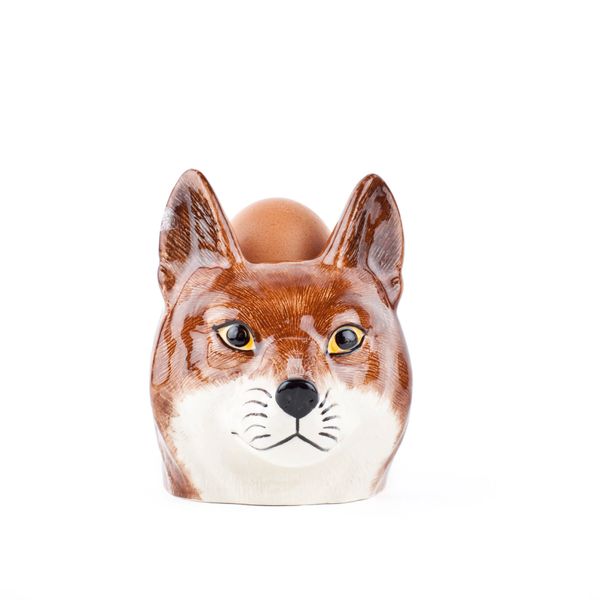 Fox Egg cup By Quail