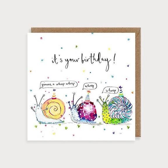 It's Your Birthday Snails Card FF54