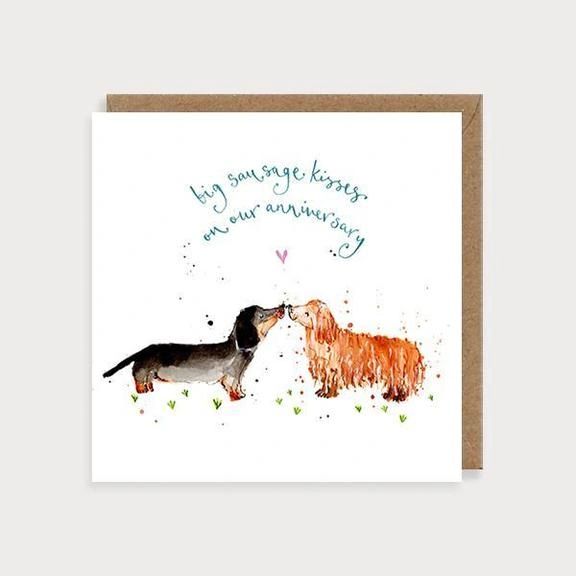 Sausage Dogs Anniversary Card ff98