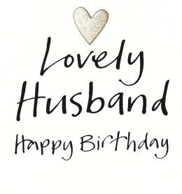 Lovely Husband Card IAA308