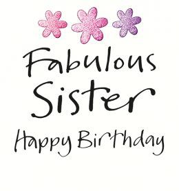 Fabulous Sister Card IAA305