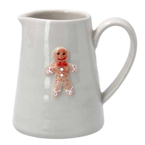 Ceramic Gingerbread Man Mini Jug