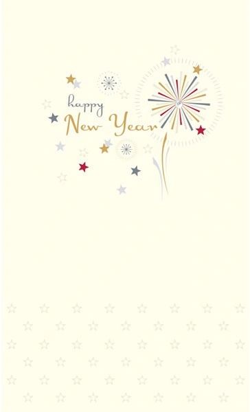 New Year Card - Firework CCRX04