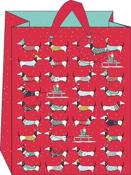 Frank Sausage Dog Gift Bag - Large