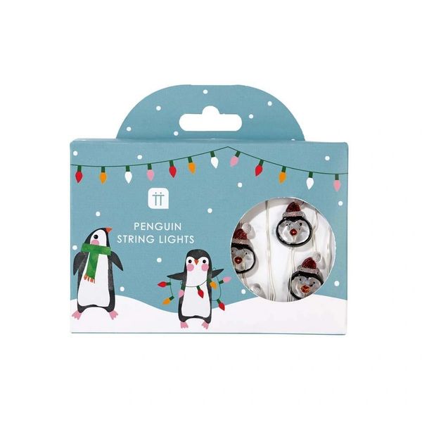 Penguin Parade LED String Lights