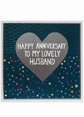 Husband Jumbo Anniversary Card JJ1815