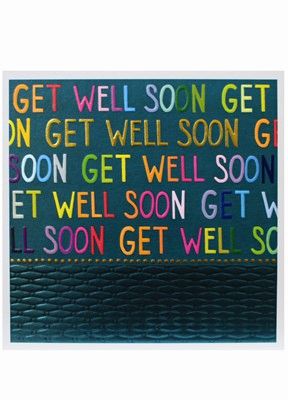 GET WELL SOON Jumbo Card jj1819