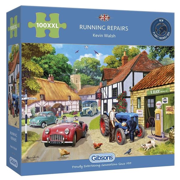 RUNNING REPAIRS 100 EXTRA LARGE PIECE JIGSAW PUZZLE