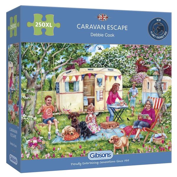 CARAVAN ESCAPE 250 EXTRA LARGE PIECE JIGSAW PUZZLE