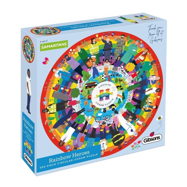 RAINBOW HEROES IN AID OF SAMARITANS CHARITY 500 PIECE JIGSAW PUZZLE