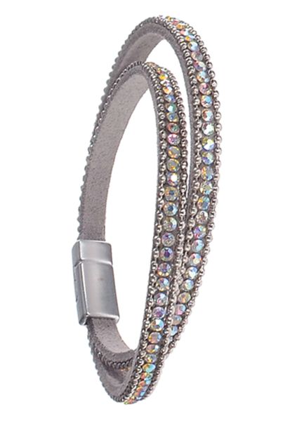 Dble Wrap Sparkler - AB Crystal/Matt Silver