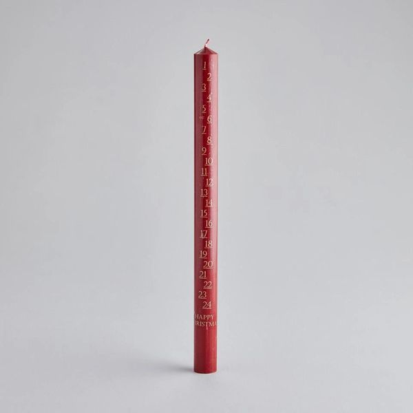Advent Candle by St Eval Choose Red or Ivory 7/8x12