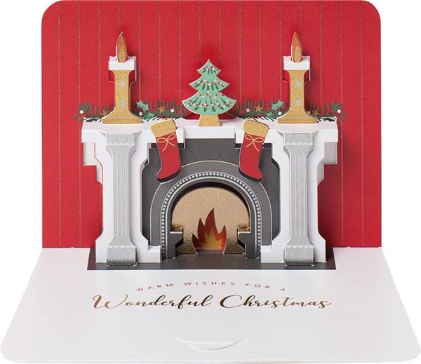 3D Christmas Cards - Pack of 5 - choose