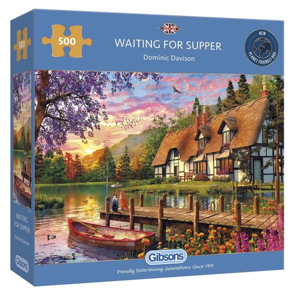 WAITING FOR SUPPER 500 PIECE JIGSAW PUZZLE