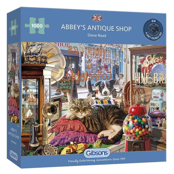 ABBEY'S ANTIQUE SHOP 1000 PIECE JIGSAW PUZZLE