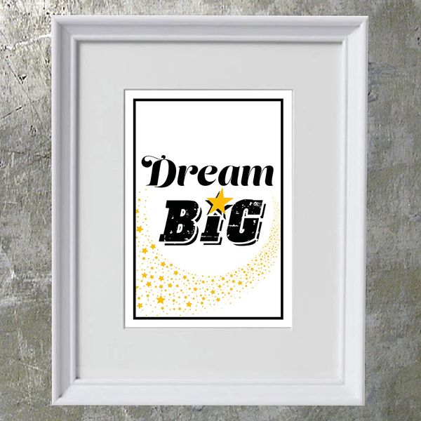 Dream Big Framed Print