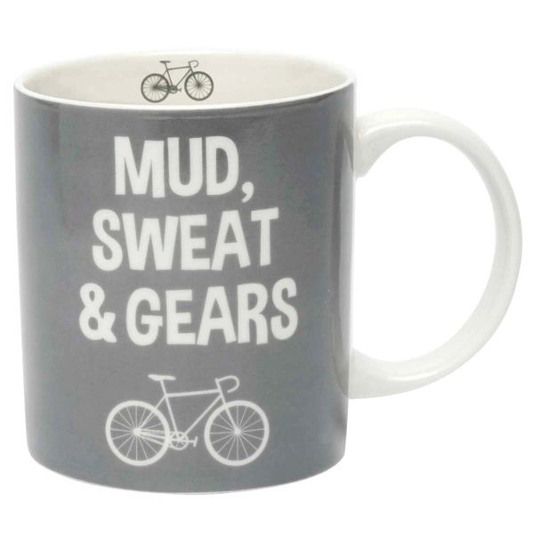 Mud sweat and gears mug