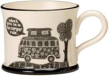 What goes on in the Camper Van Moorland Pottery Mug