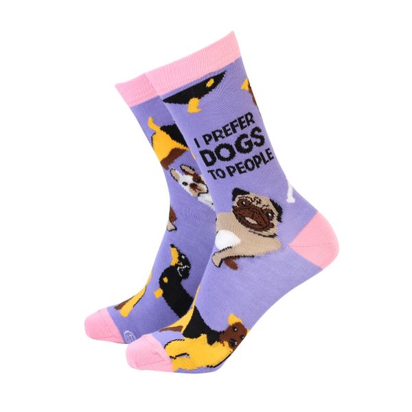 I prefer Dogs to People Ladies Socks