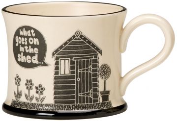 What goes on in the Shed Moorland Pottery Mug