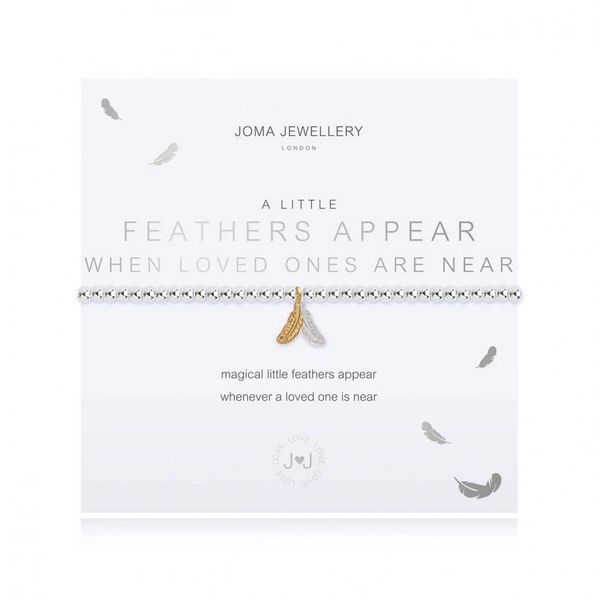 A LITTLE FEATHERS APPEAR WHEN LOVED ONES ARE NEAR BRACELET 5279